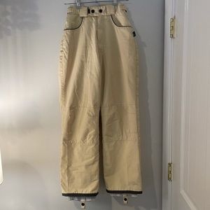 Etirel Snow Motion Vintage Yellow Ski Pants